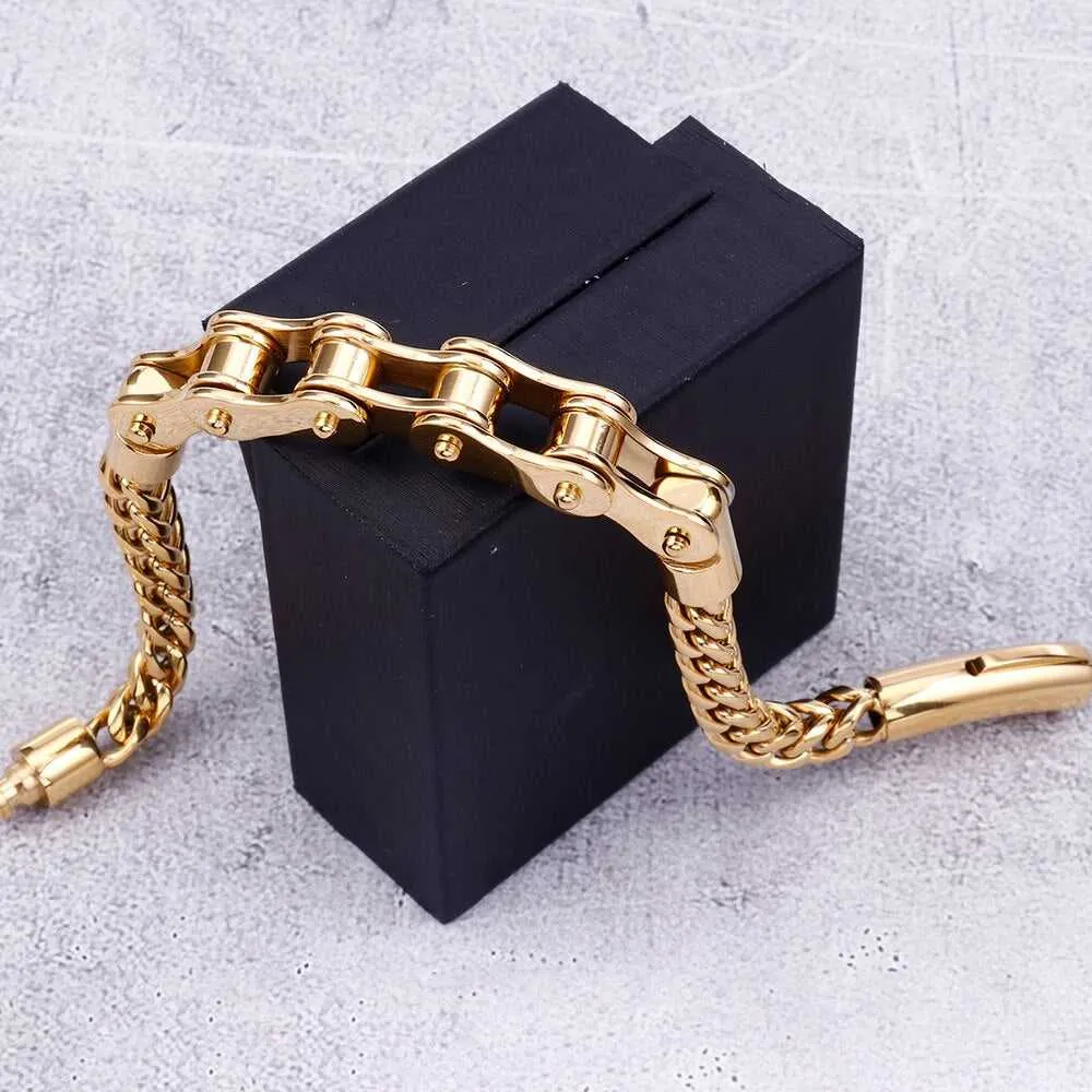 Cycolinks Stainless Steel Cast Metal Bike Chain Bracelet