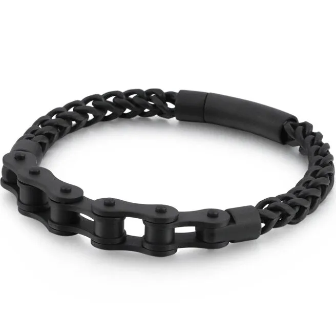 Cycolinks Stainless Steel Cast Metal Bike Chain Bracelet