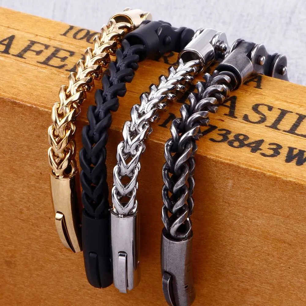 Cycolinks Stainless Steel Cast Metal Bike Chain Bracelet