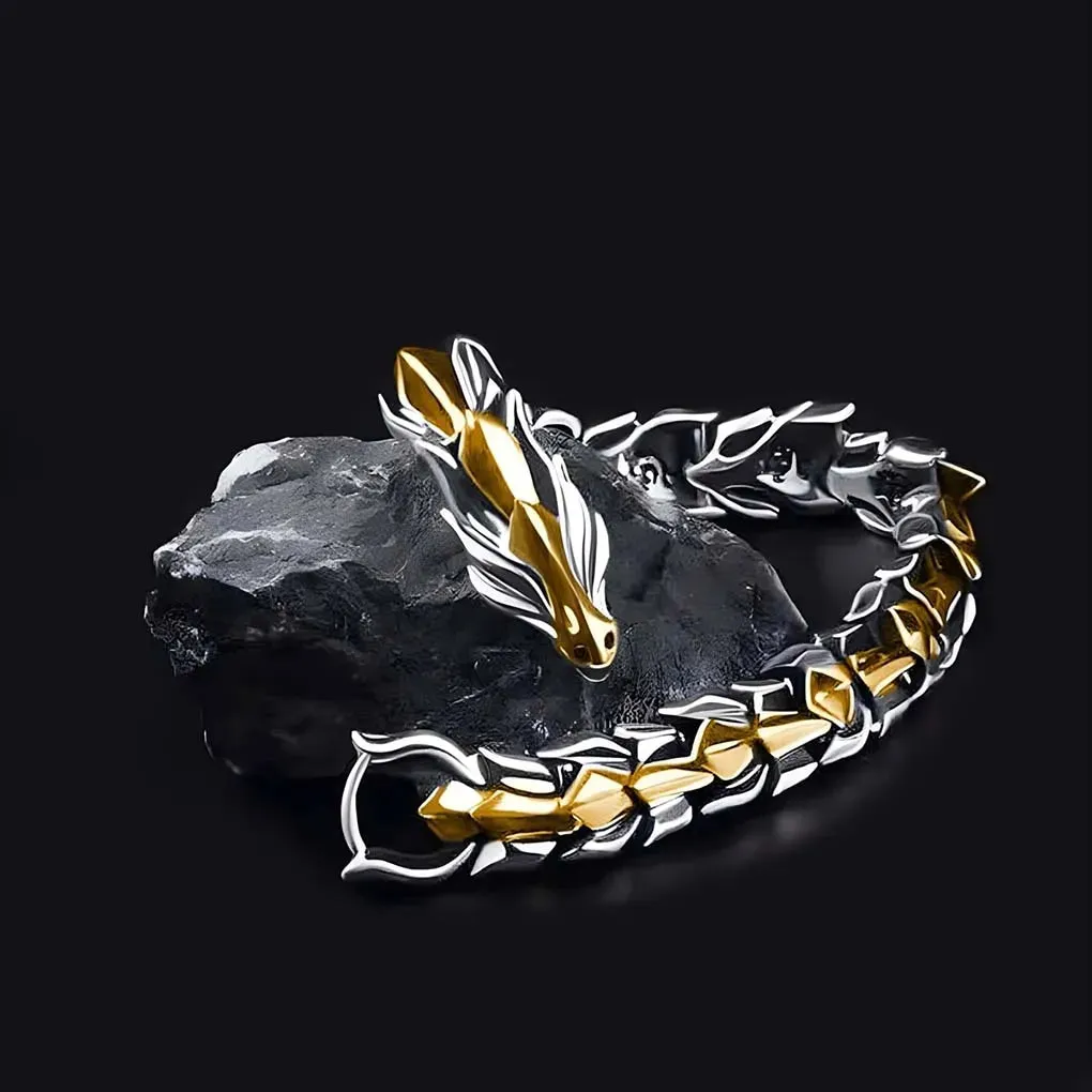 Deep Dragon Metal Bracelet