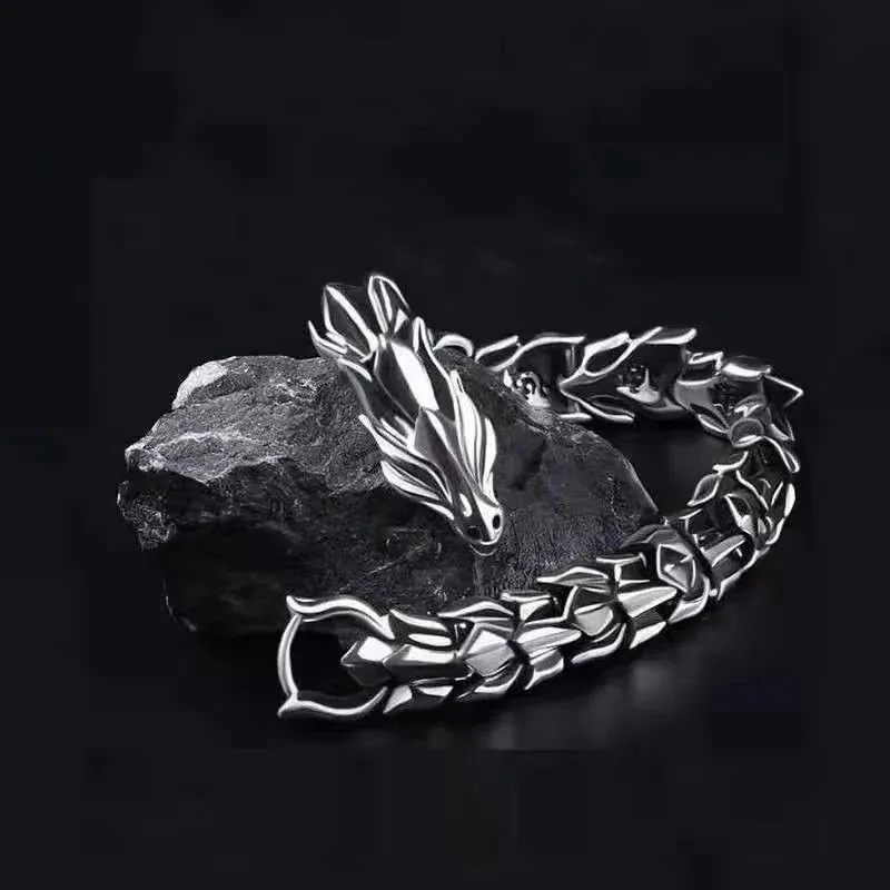 Deep Dragon Metal Bracelet