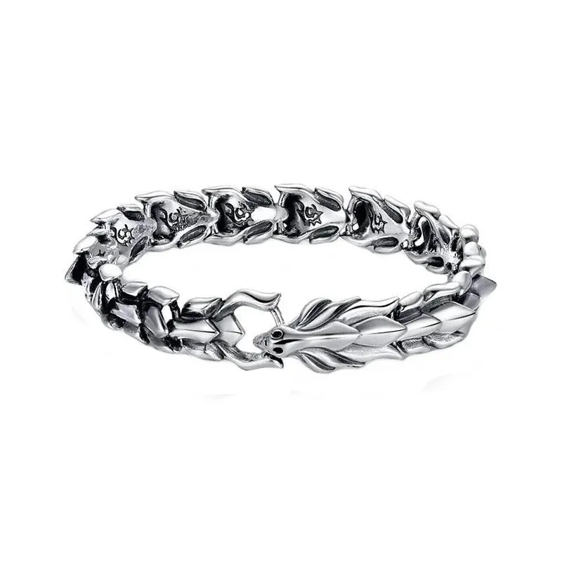 Deep Dragon Metal Bracelet
