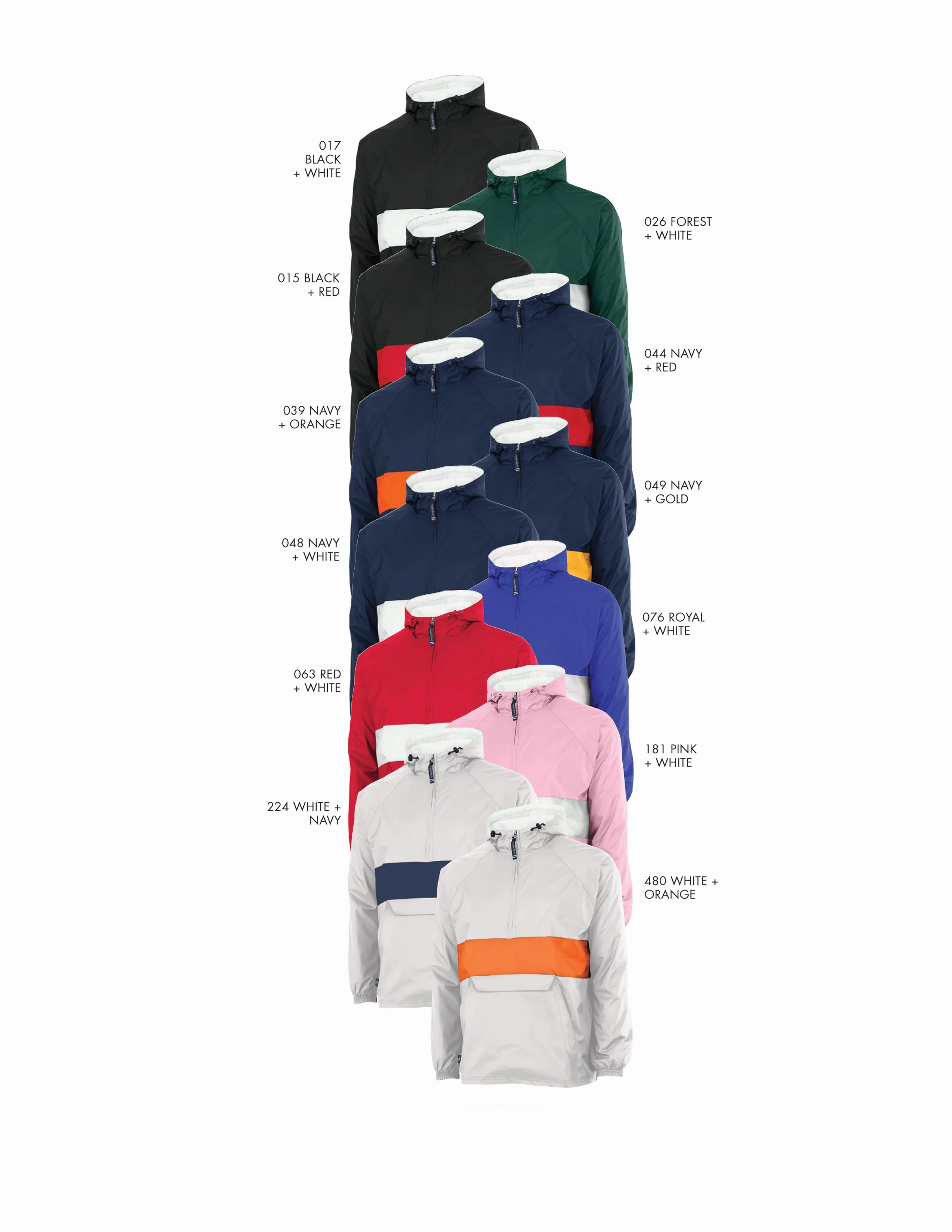 Delta Tau Delta Rugby Striped Lined Windbreaker