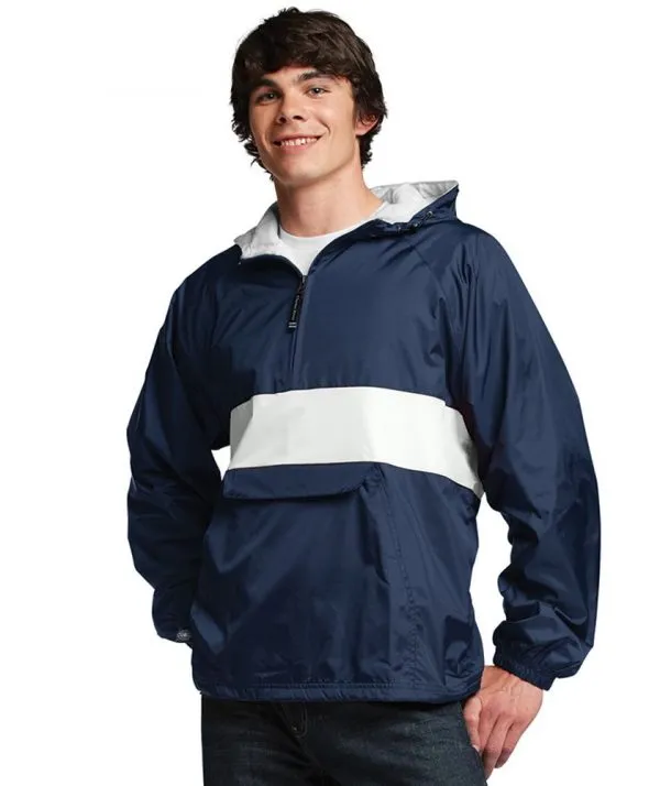 Delta Tau Delta Rugby Striped Lined Windbreaker