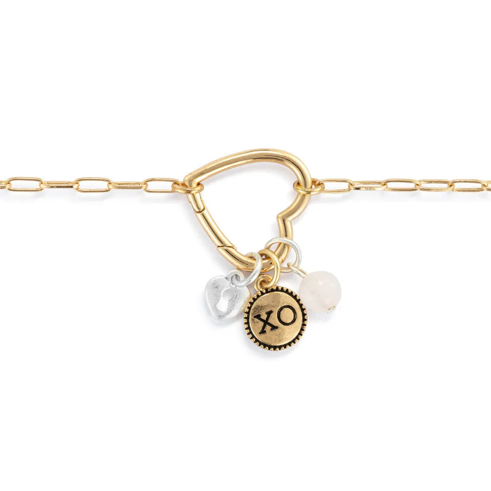 Demdaco Your Journey Love Bracelet Jewelry Set - Gold