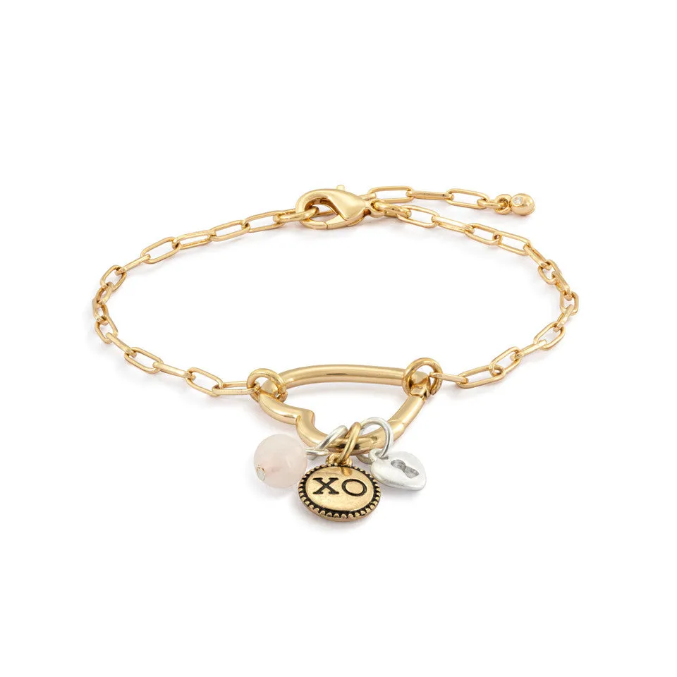 Demdaco Your Journey Love Bracelet Jewelry Set - Gold