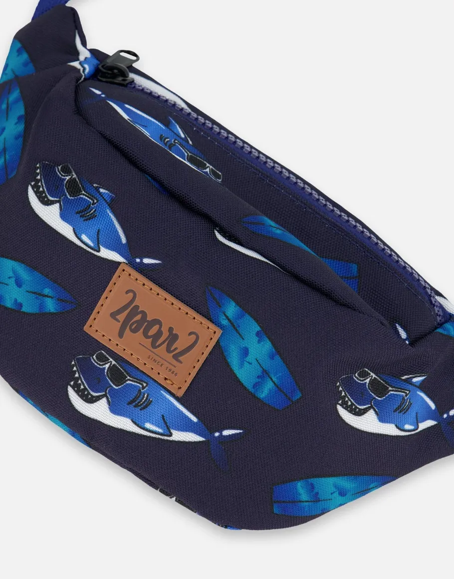 Deux Par Deux Shark Fanny Pack