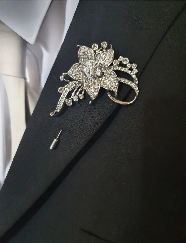 Diamante bouquet  12"x 16" brooch Jewel rhinestone crystal wedding bouquet Crystal Bridal Bouquet, cascade bouquet by Crystal wedding uk