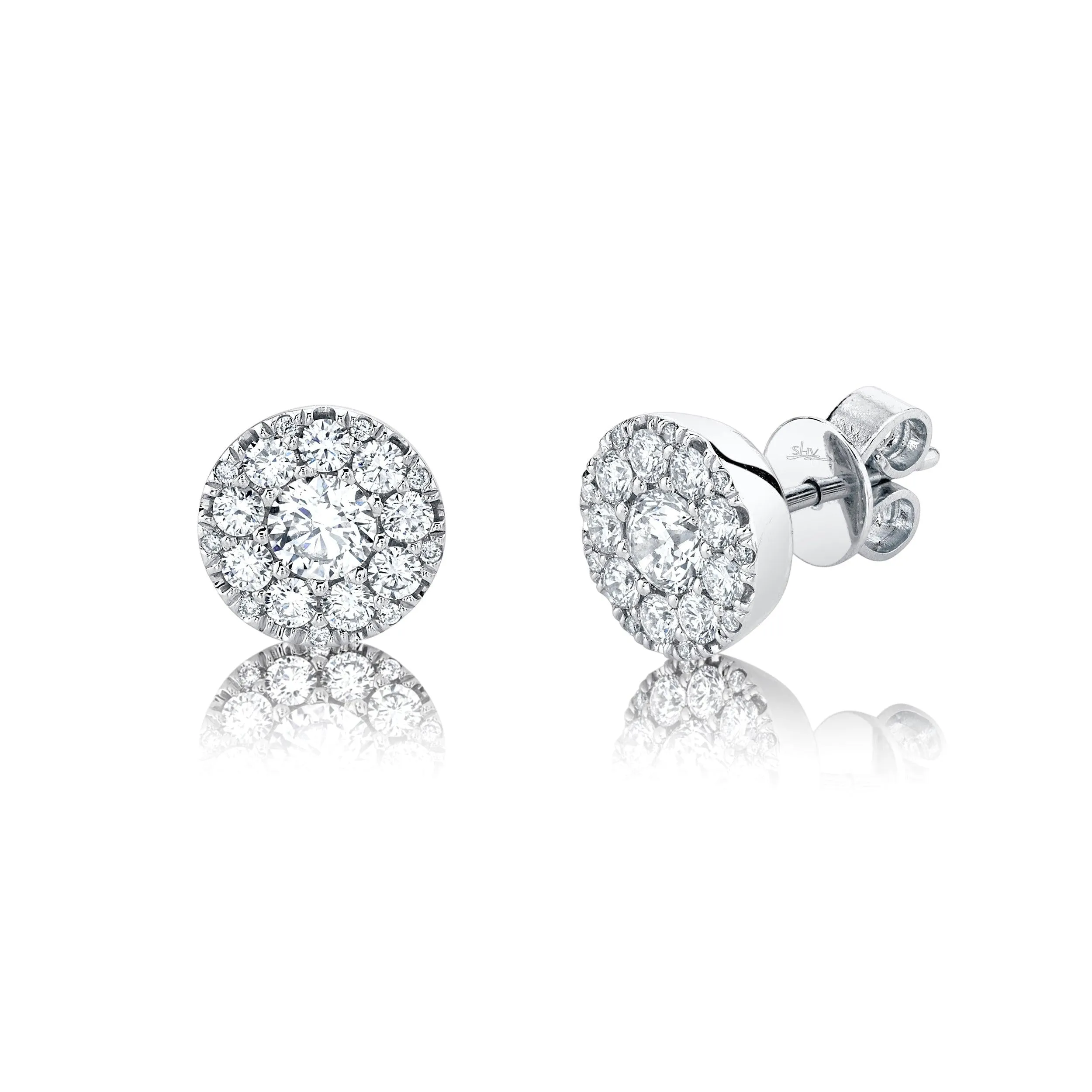 Diamond Cluster Earring