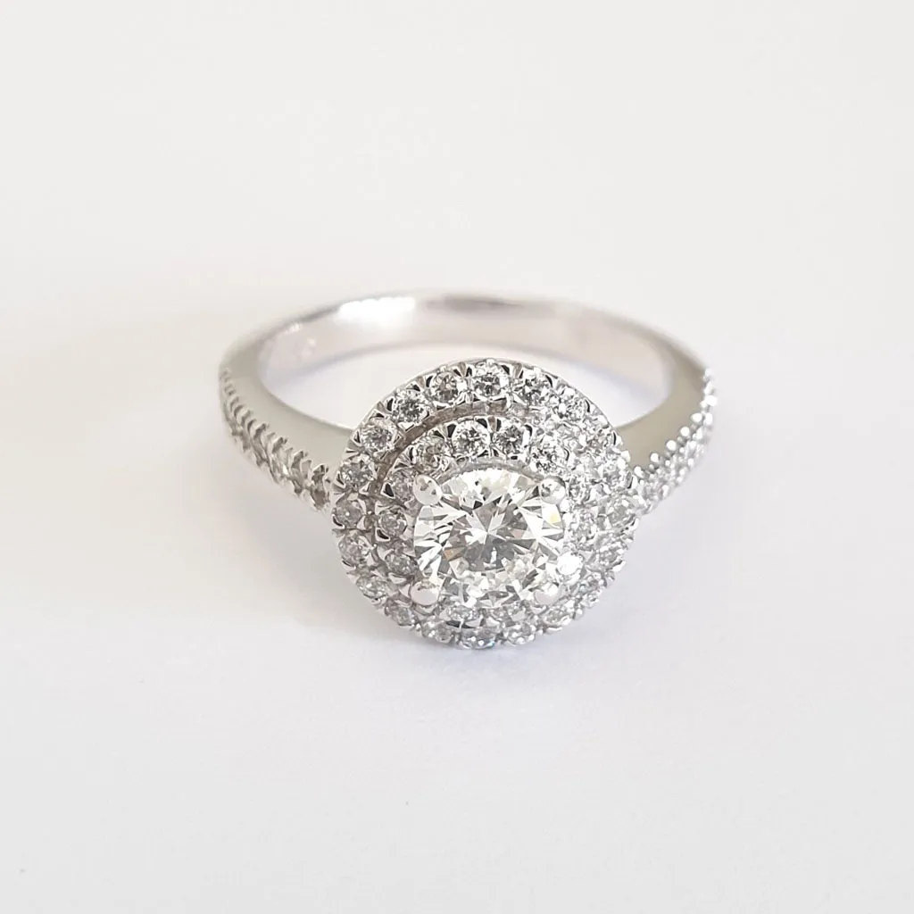 Diamond Cluster Ring