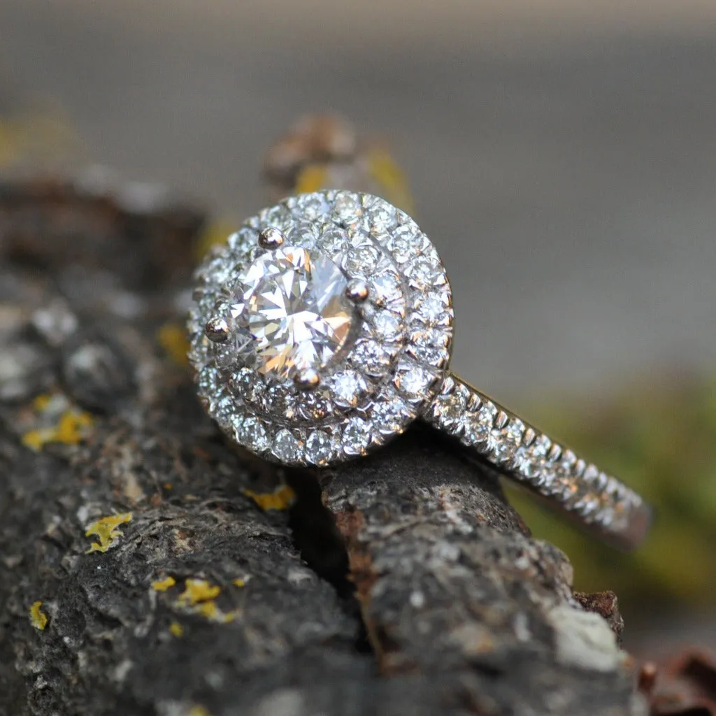 Diamond Cluster Ring