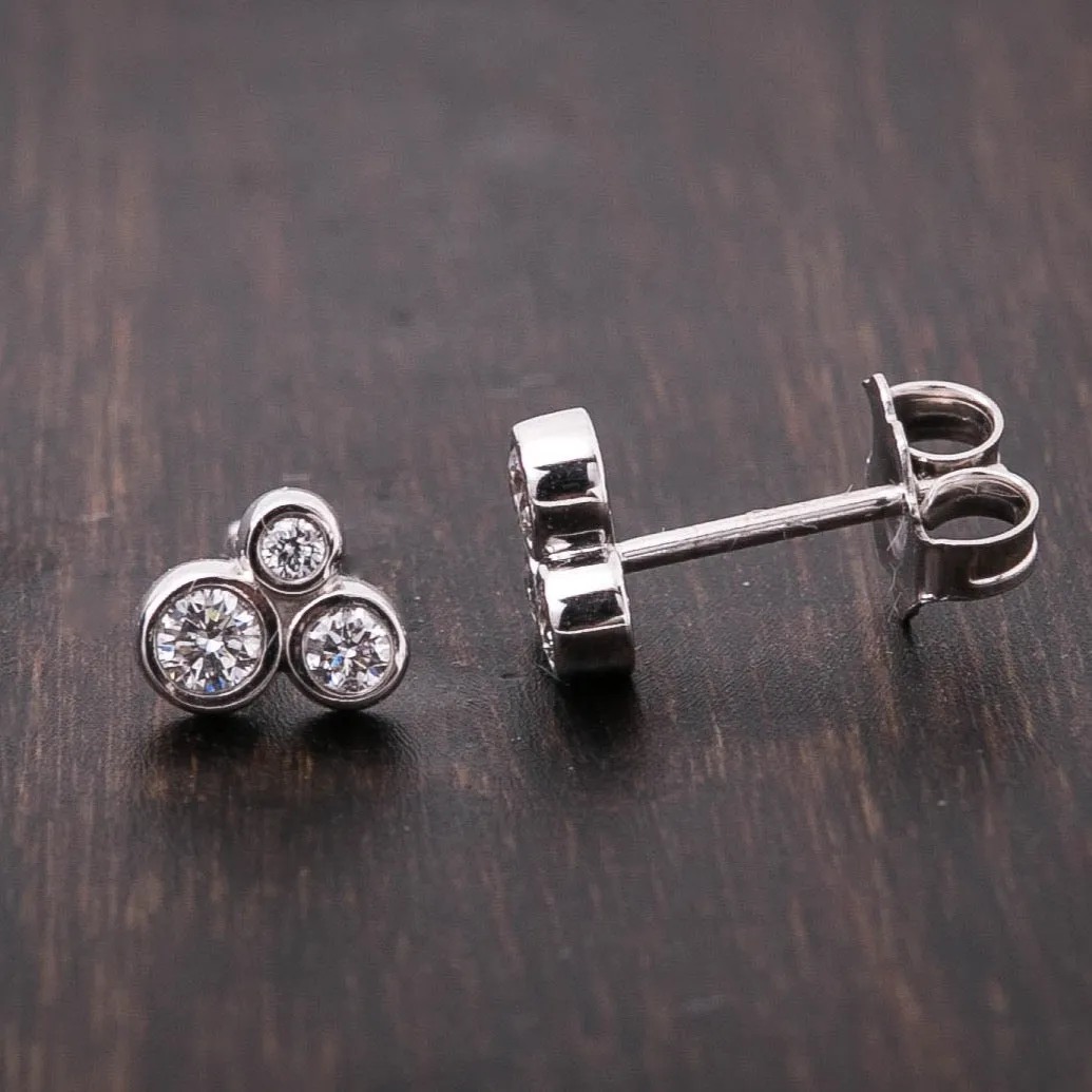 Diamond Cluster Studs