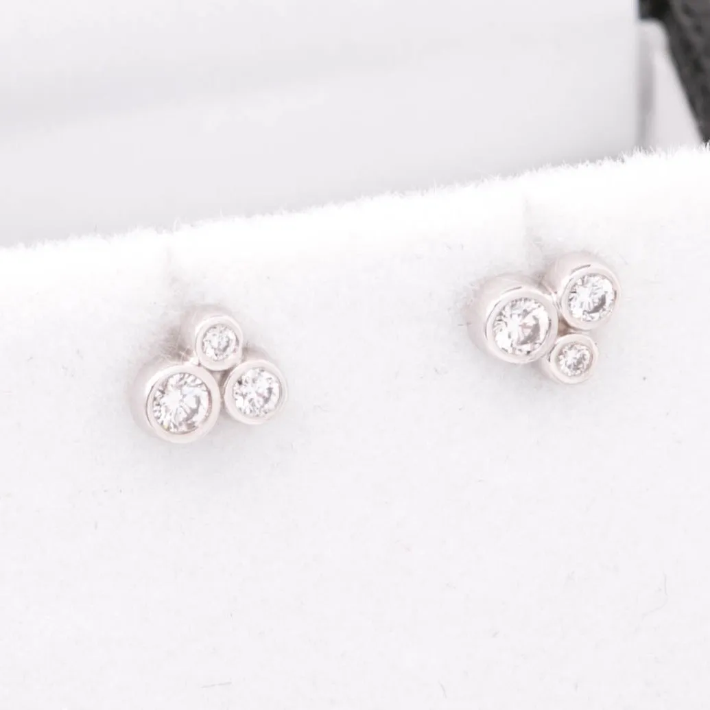 Diamond Cluster Studs