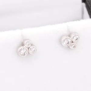 Diamond Cluster Studs