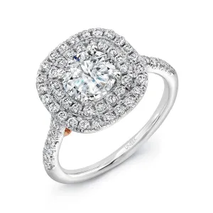 Diamond Double Halo Engagement Ring