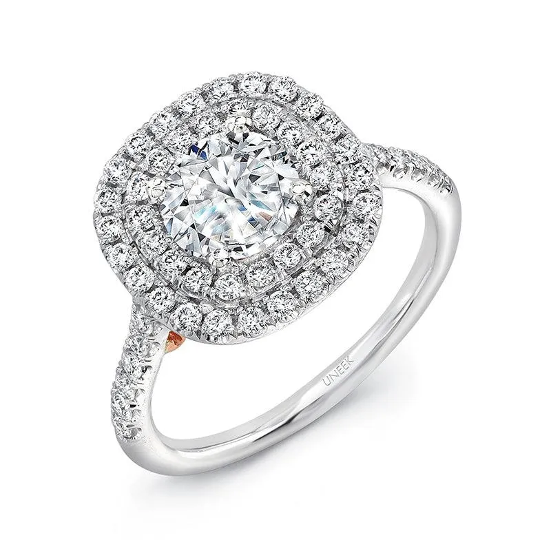 Diamond Double Halo Engagement Ring