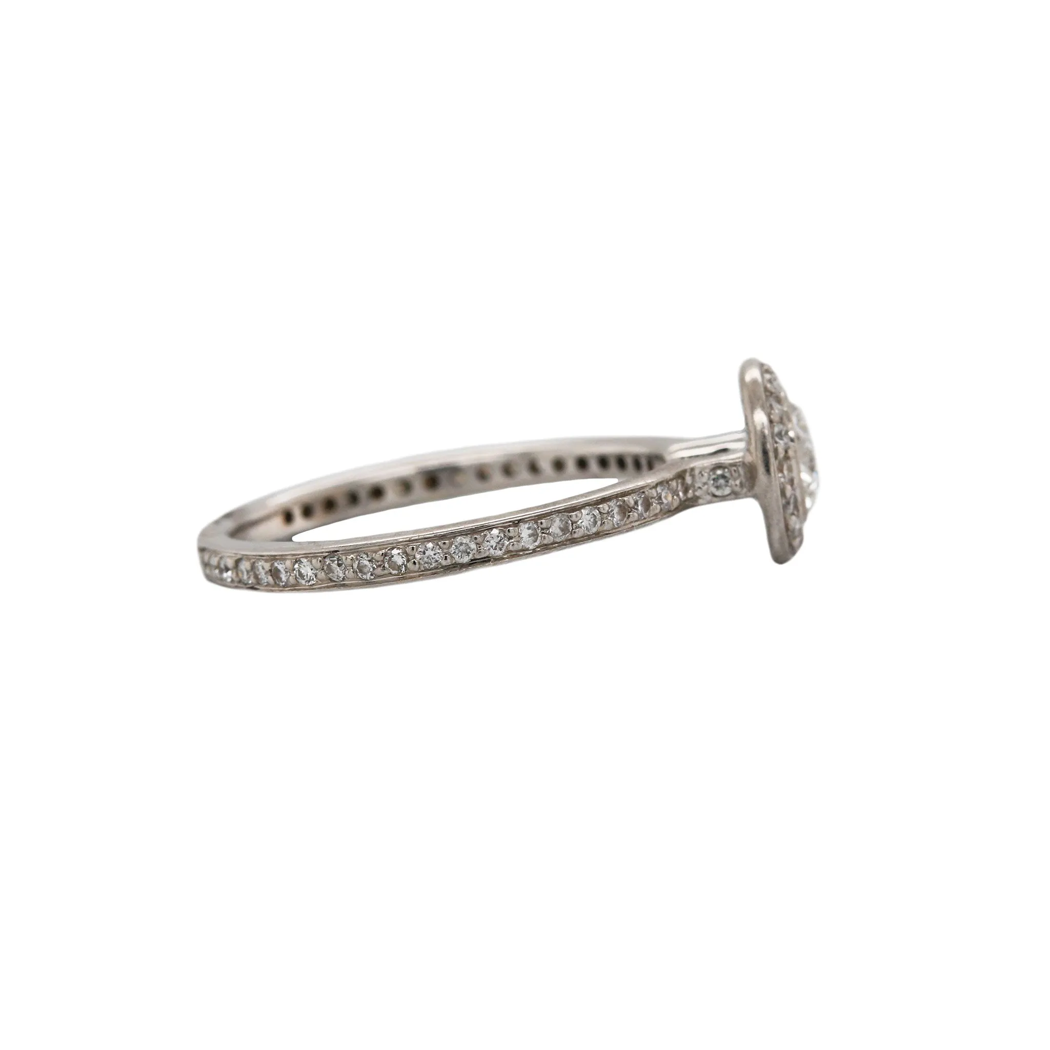 Diamond Halo Engagement Ring