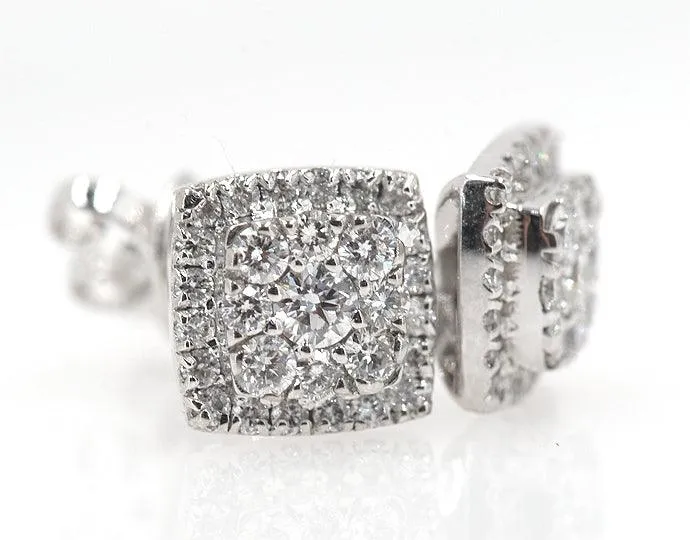 Diamond Stud earrings  1.6 Cttw in 14K Gold