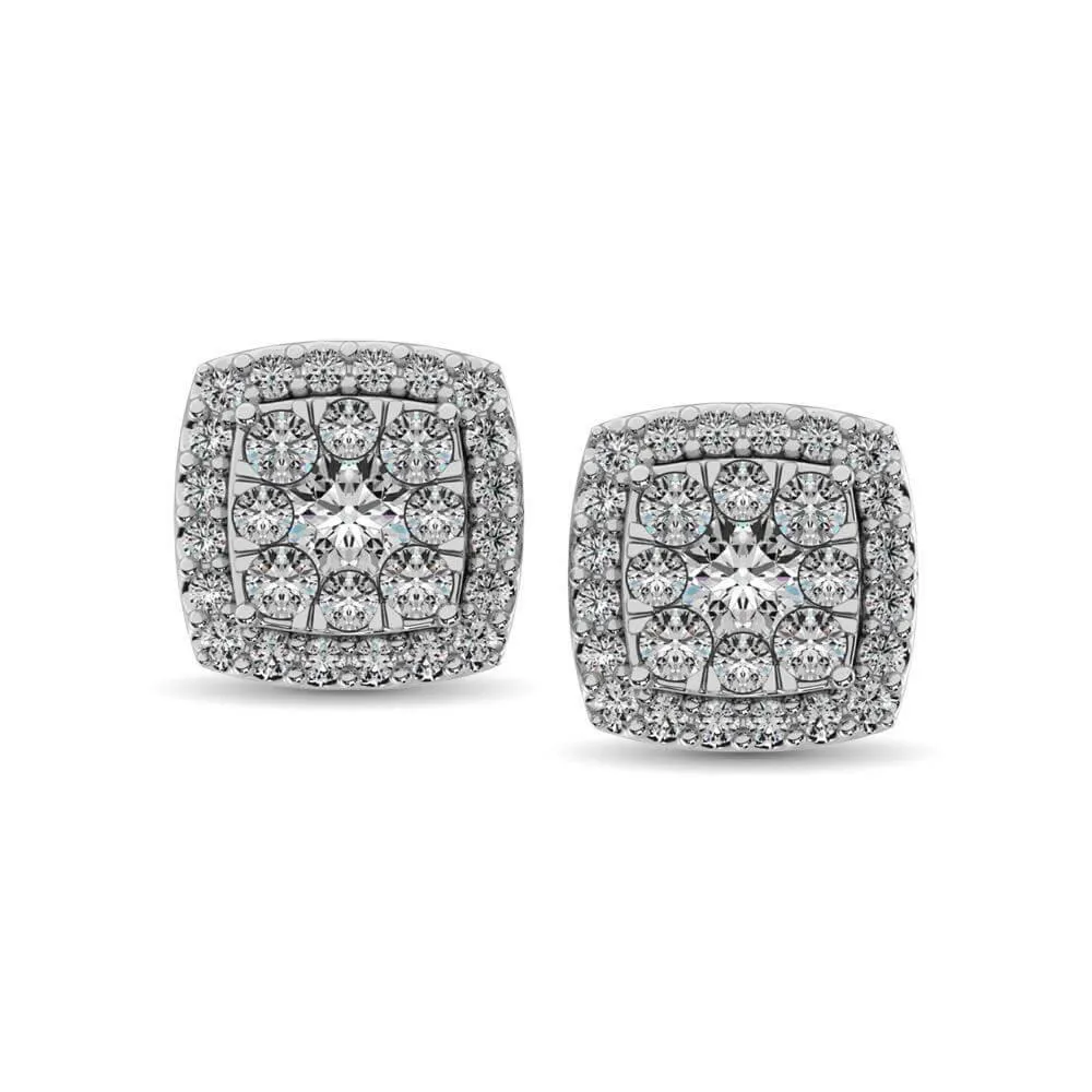 Diamond Stud earrings  1.6 Cttw in 14K Gold