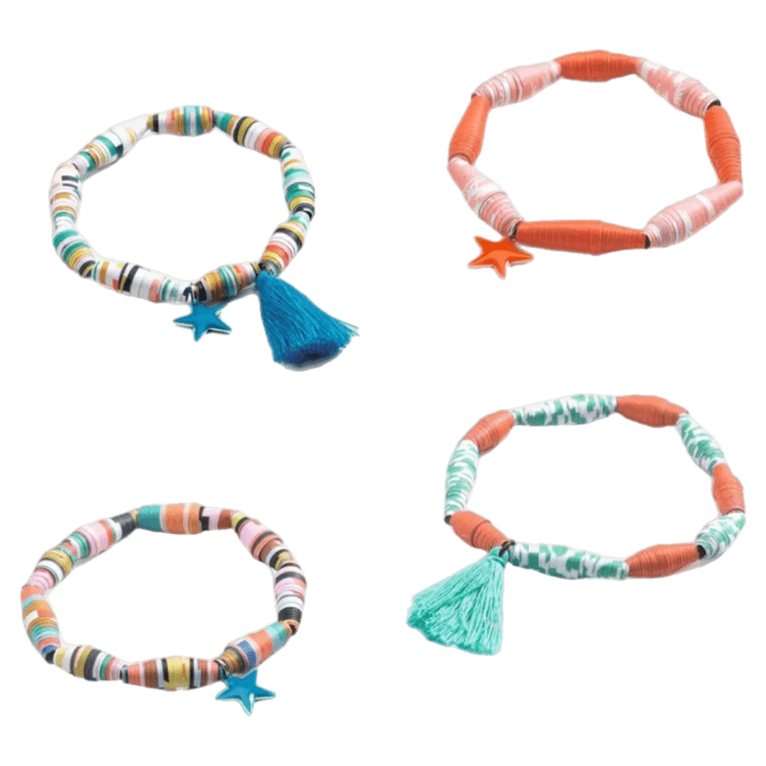 Do It Yourself - Paper Beads and Bracelets Brights