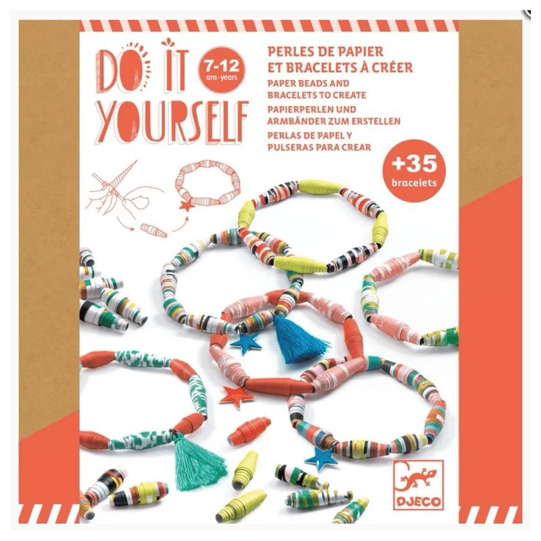 Do It Yourself - Paper Beads and Bracelets Brights