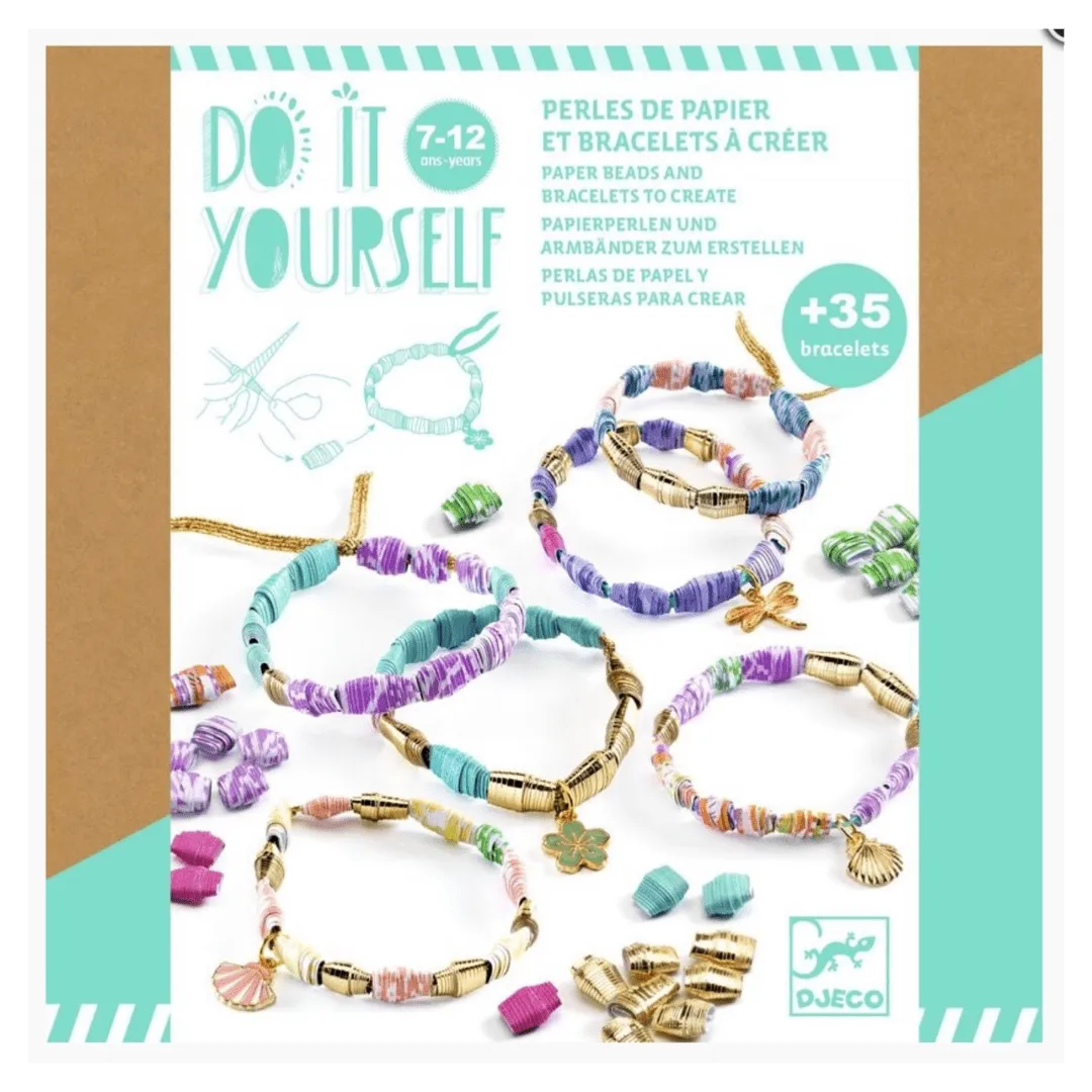 Do It Yourself - Paper Beads and Bracelets Pastels