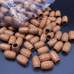 Dreamfix Wooden Dreadlock Hair Beads DIY 24pcs