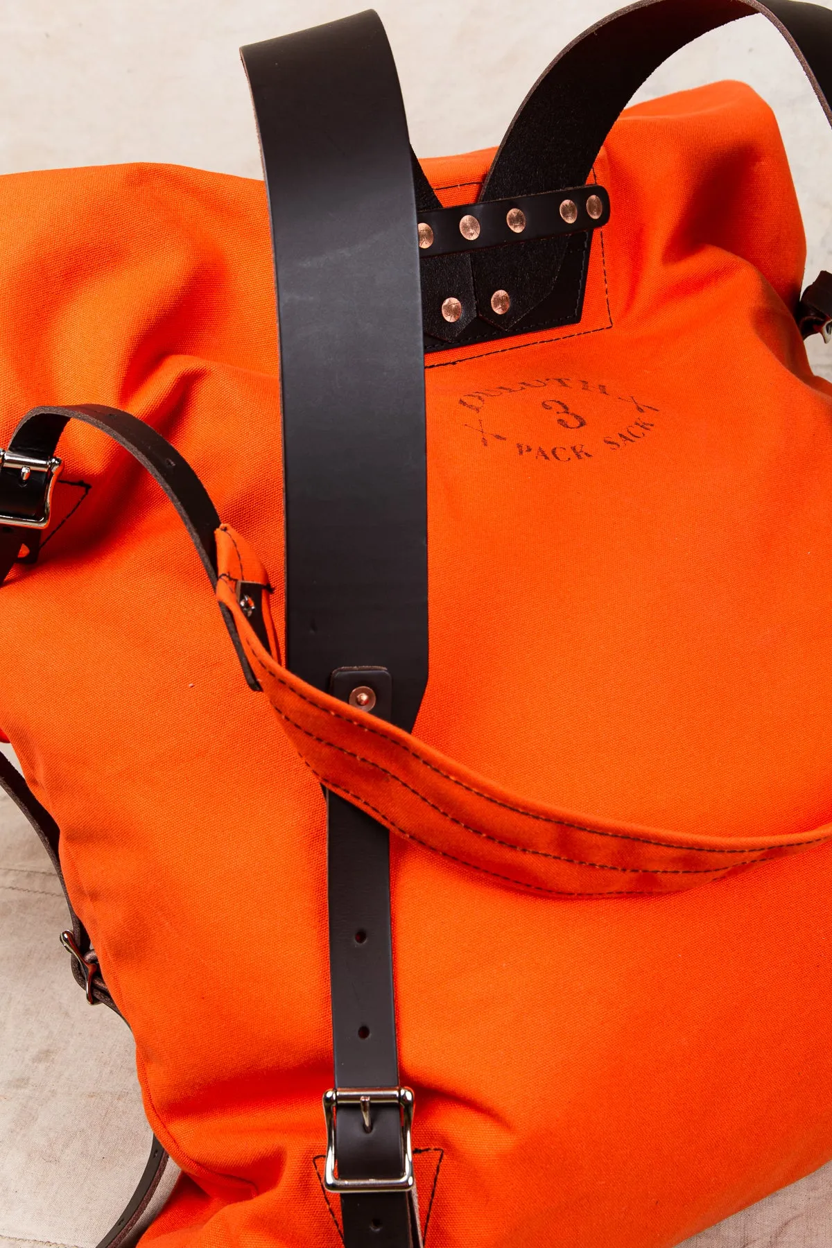 Duluth Pack #3 Original Orange Canvas