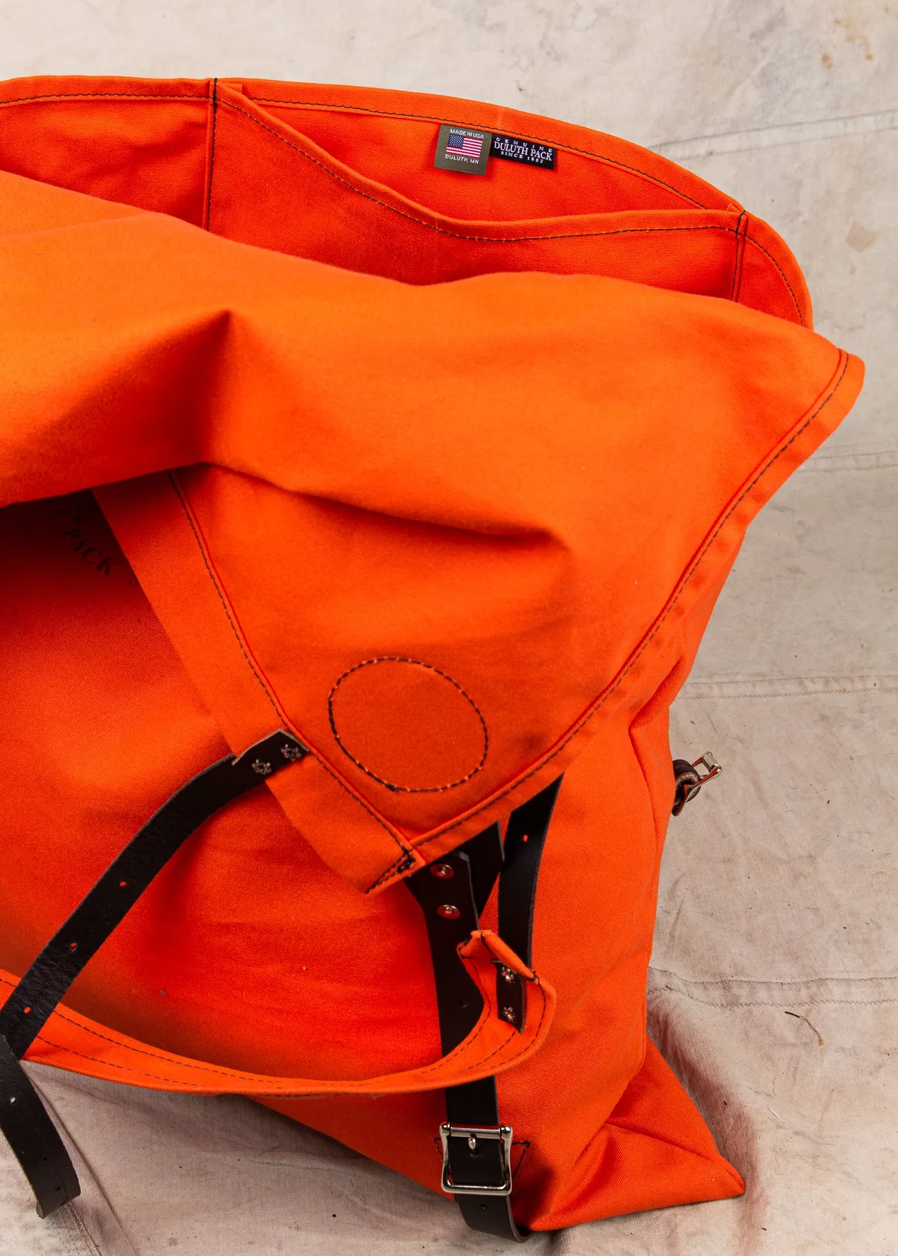 Duluth Pack #3 Original Orange Canvas