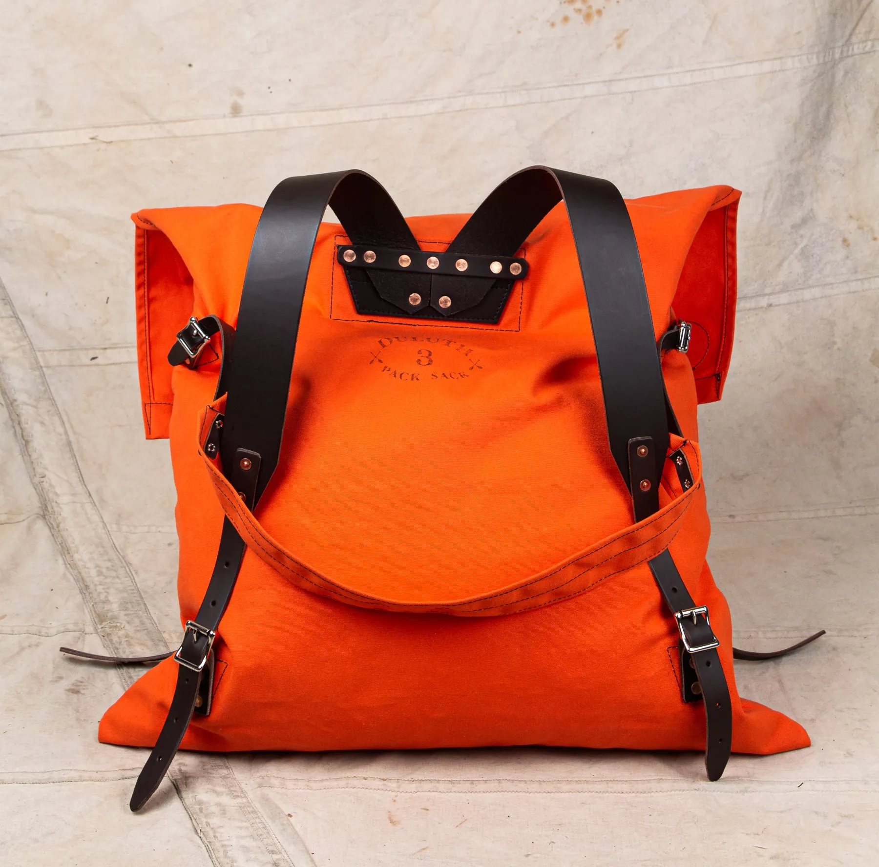 Duluth Pack #3 Original Orange Canvas