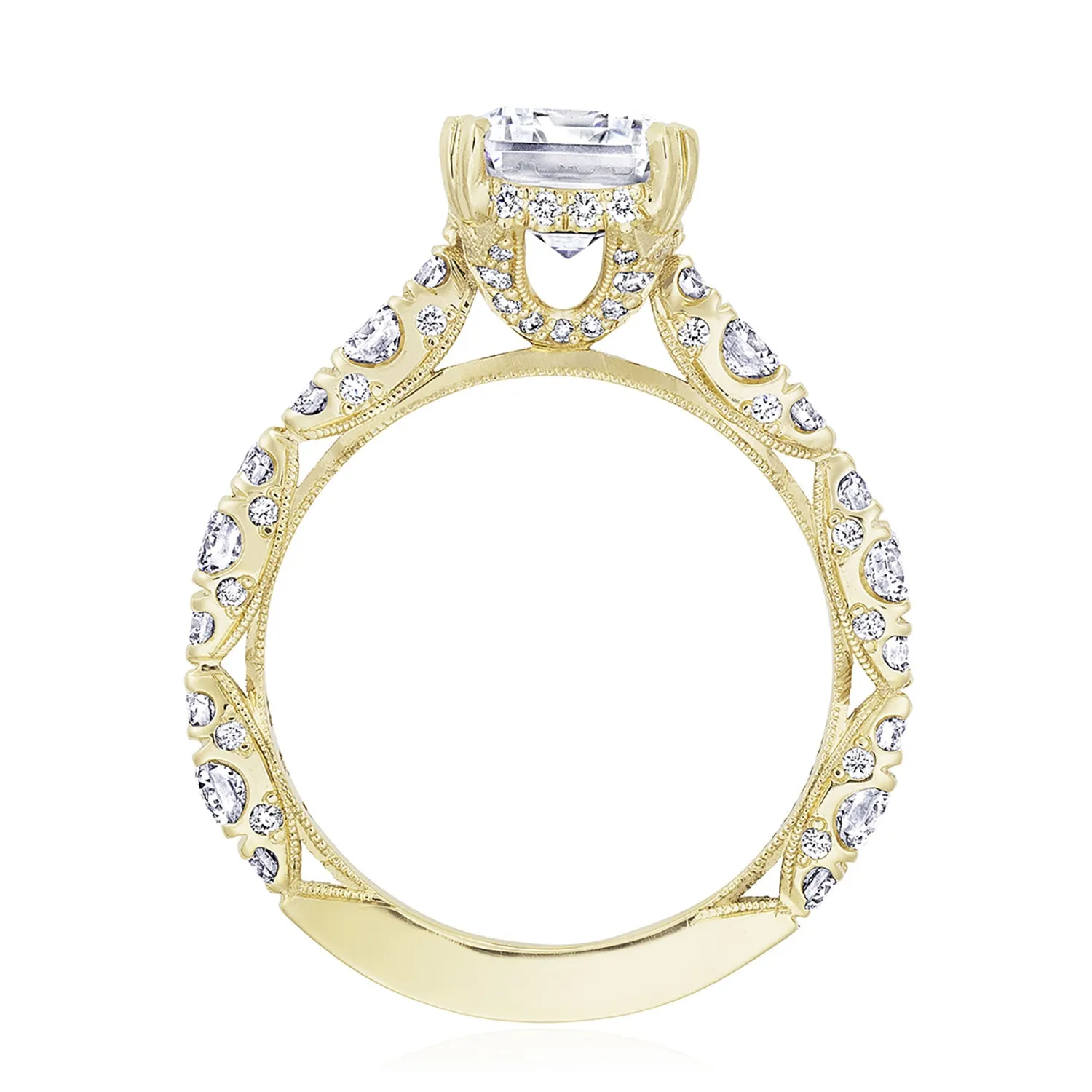 Emerald Solitaire Engagement Ring