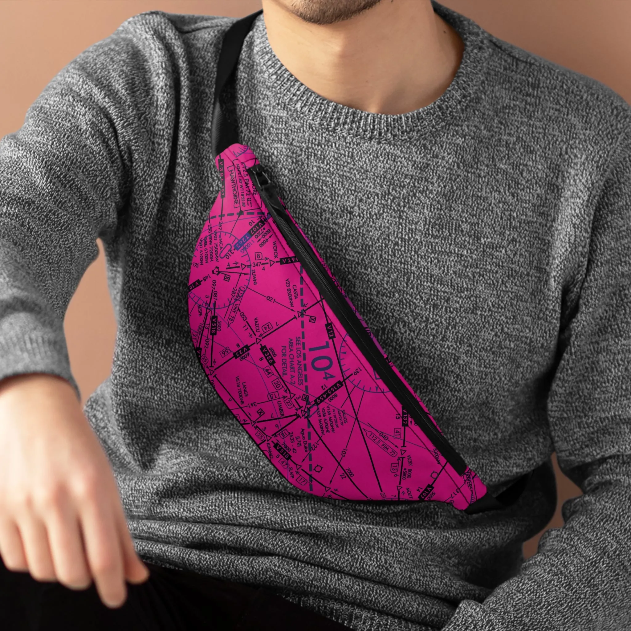 Enroute Low Altitude Chart fanny pack (ELUS3/pink)