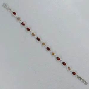 Ethiopian Opal, Hessonite Gemstone Bracelets Jewelry