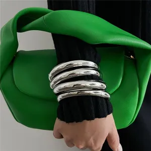 Fashionable Metal Bracelet Set