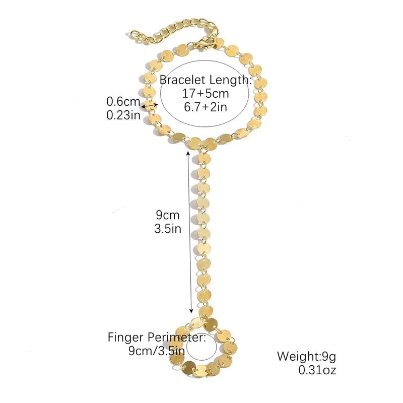 Fashionable Metal Finger Bracelet