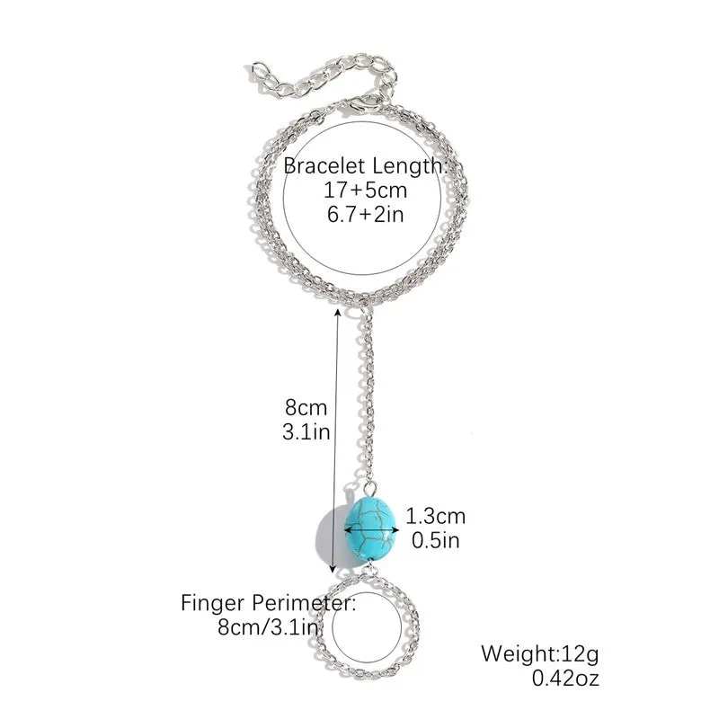 Fashionable Metal Finger Bracelet