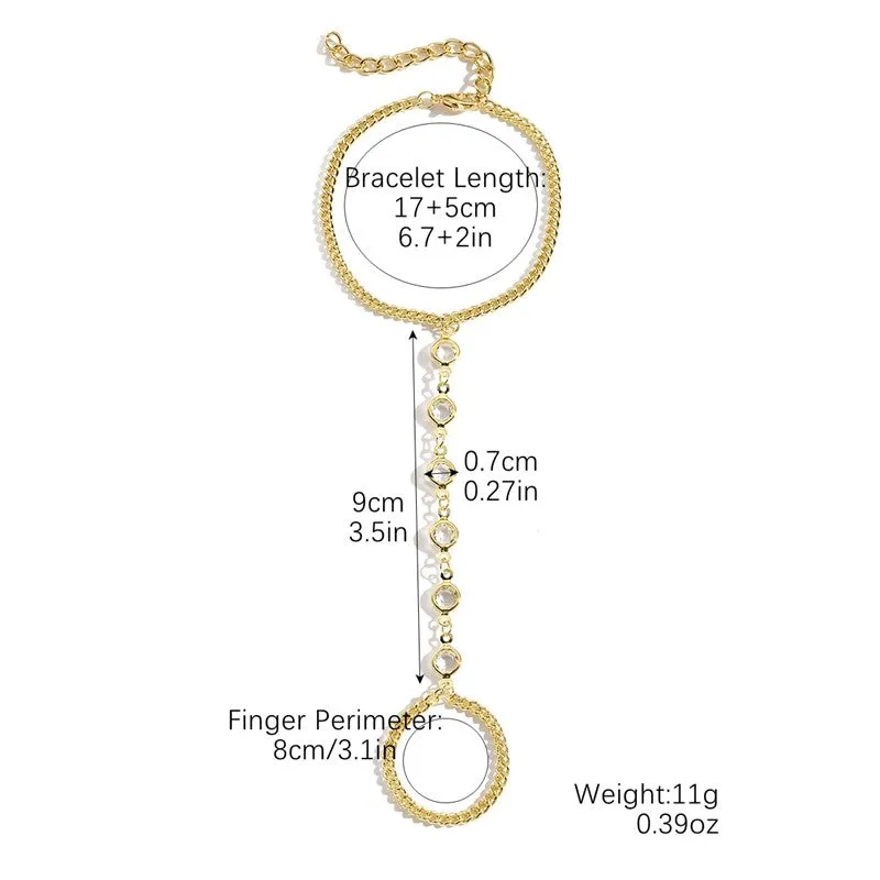 Fashionable Metal Finger Bracelet