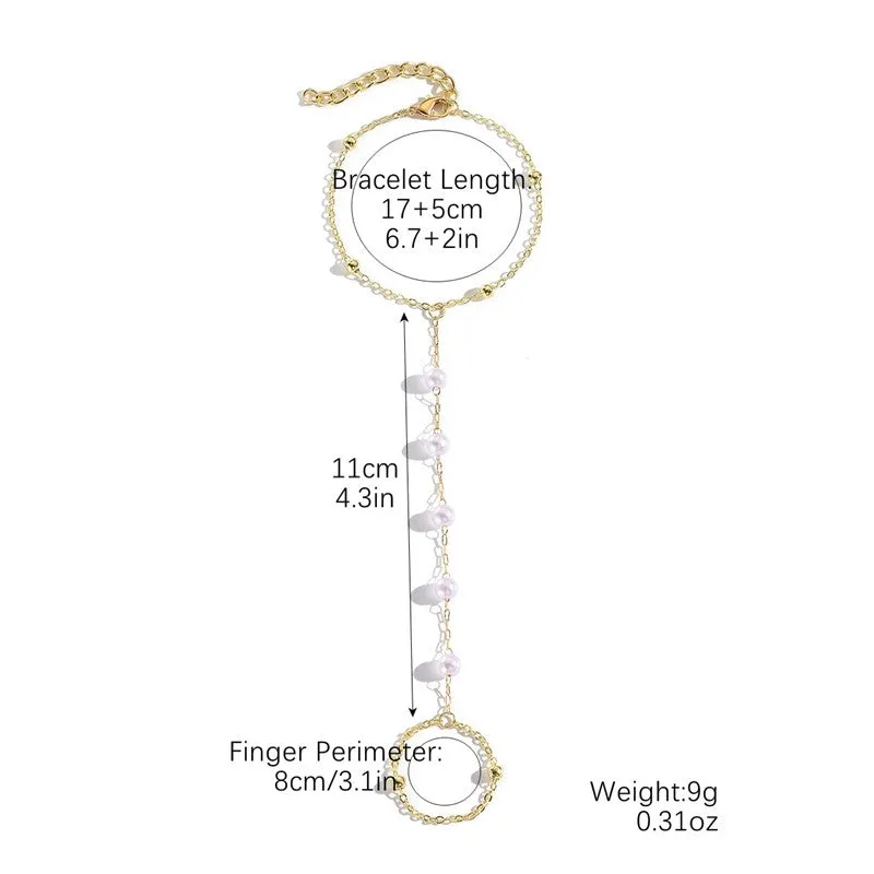 Fashionable Metal Finger Bracelet