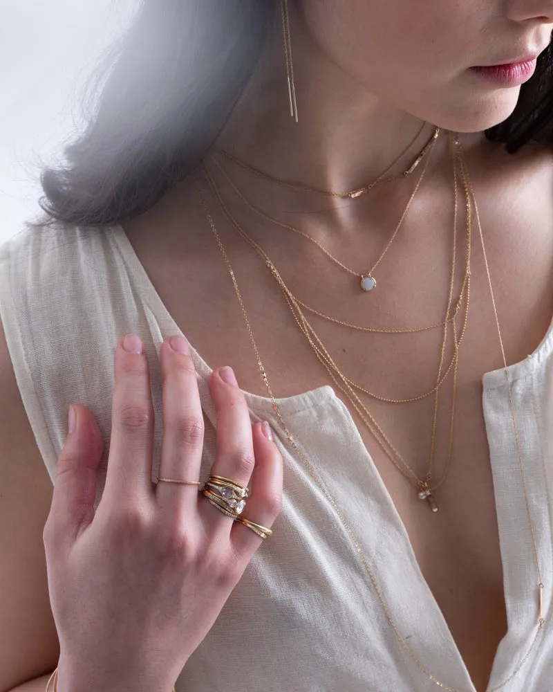 florence white diamond solitaire