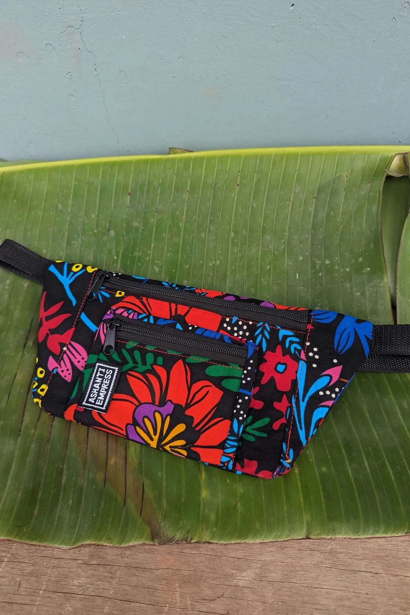 Flower Power Ankara Festival Bumbag