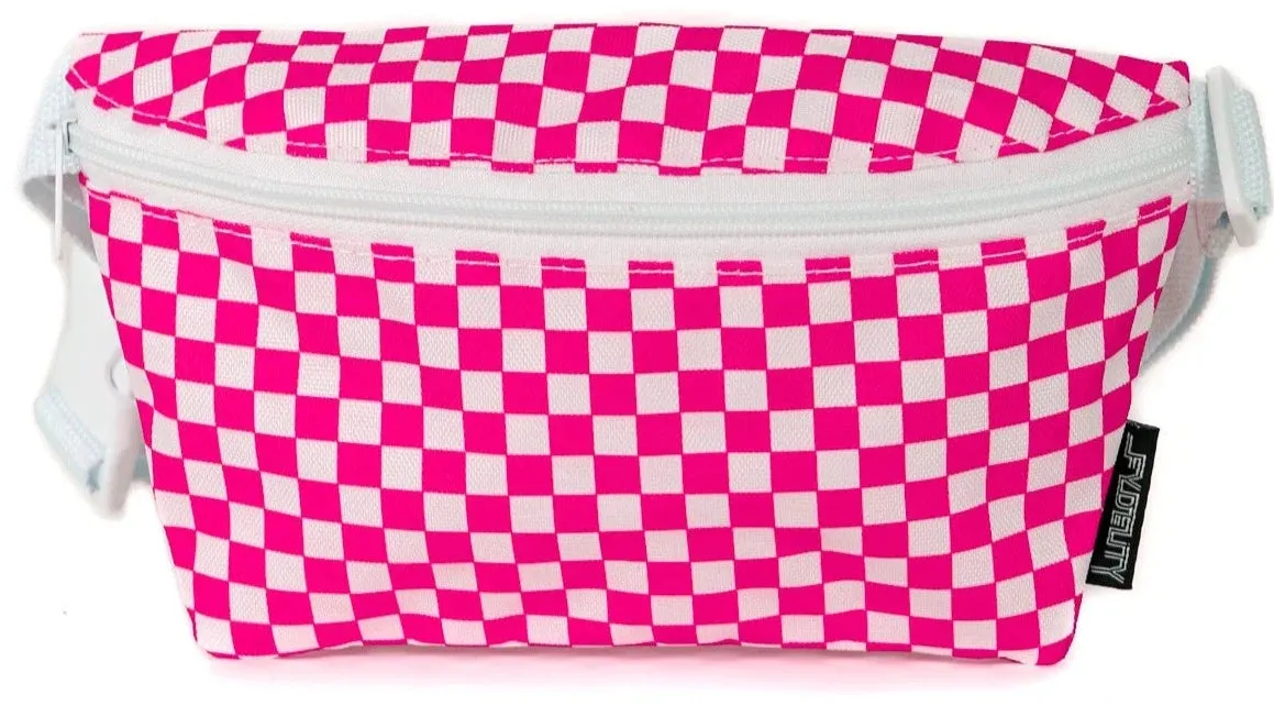 Fydelity Fanny Pack - Pink Checker -