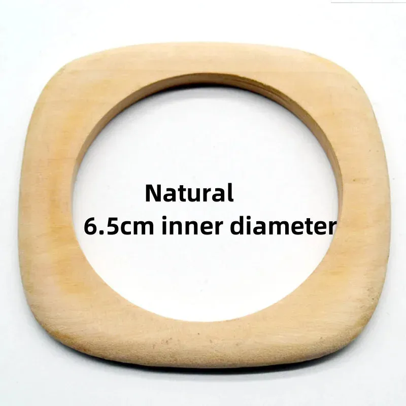 Geometric Square Circle Wooden Bracelets