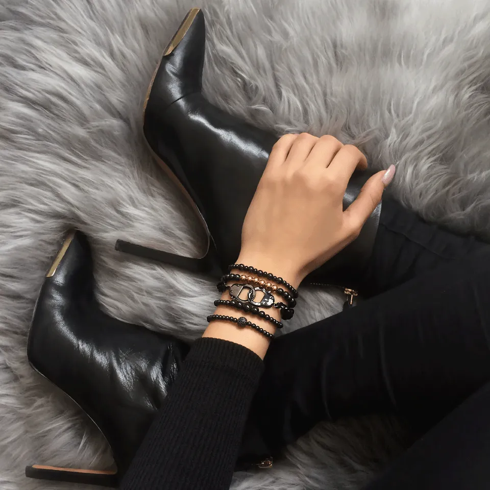 Glorious | Gunmetal | 18k Gold | Expression Bracelet