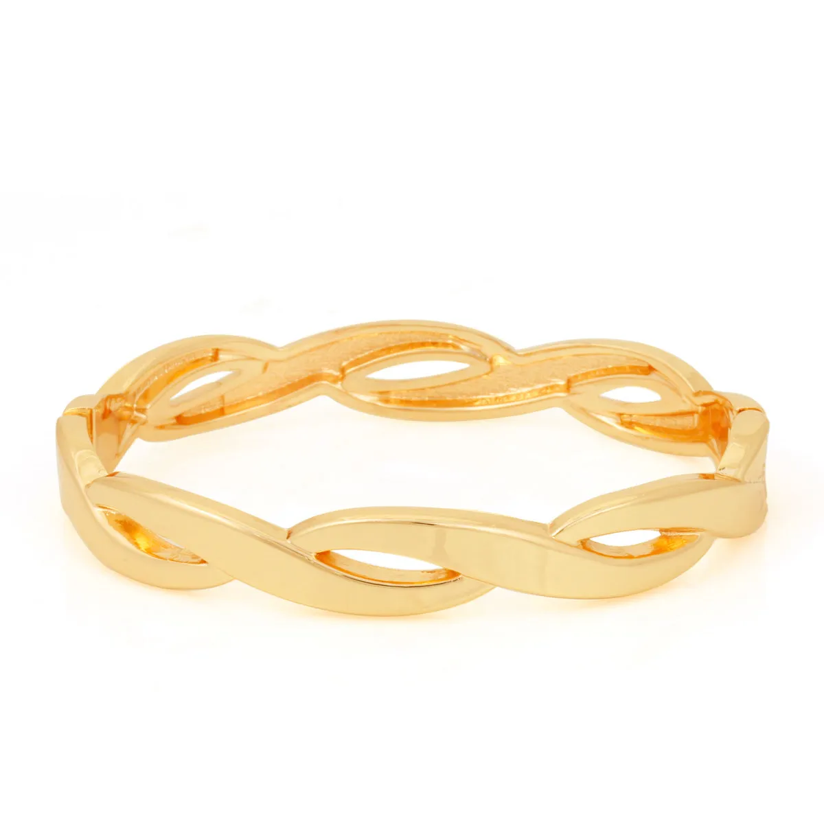 GOLD HINGED BRACELET #SA-B150GLD (MF17)