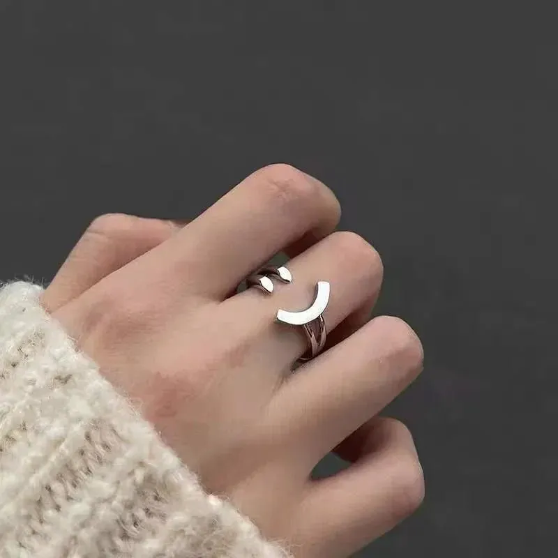 Gothic Punk Pearl Twining Rings for Women Vintage Set Jewelry