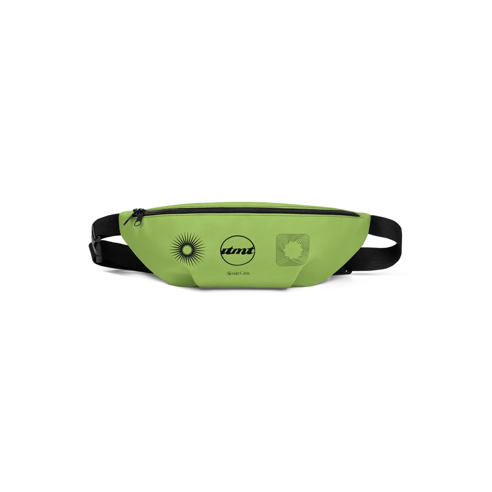 Green 'In The Meantime' Fanny Pack