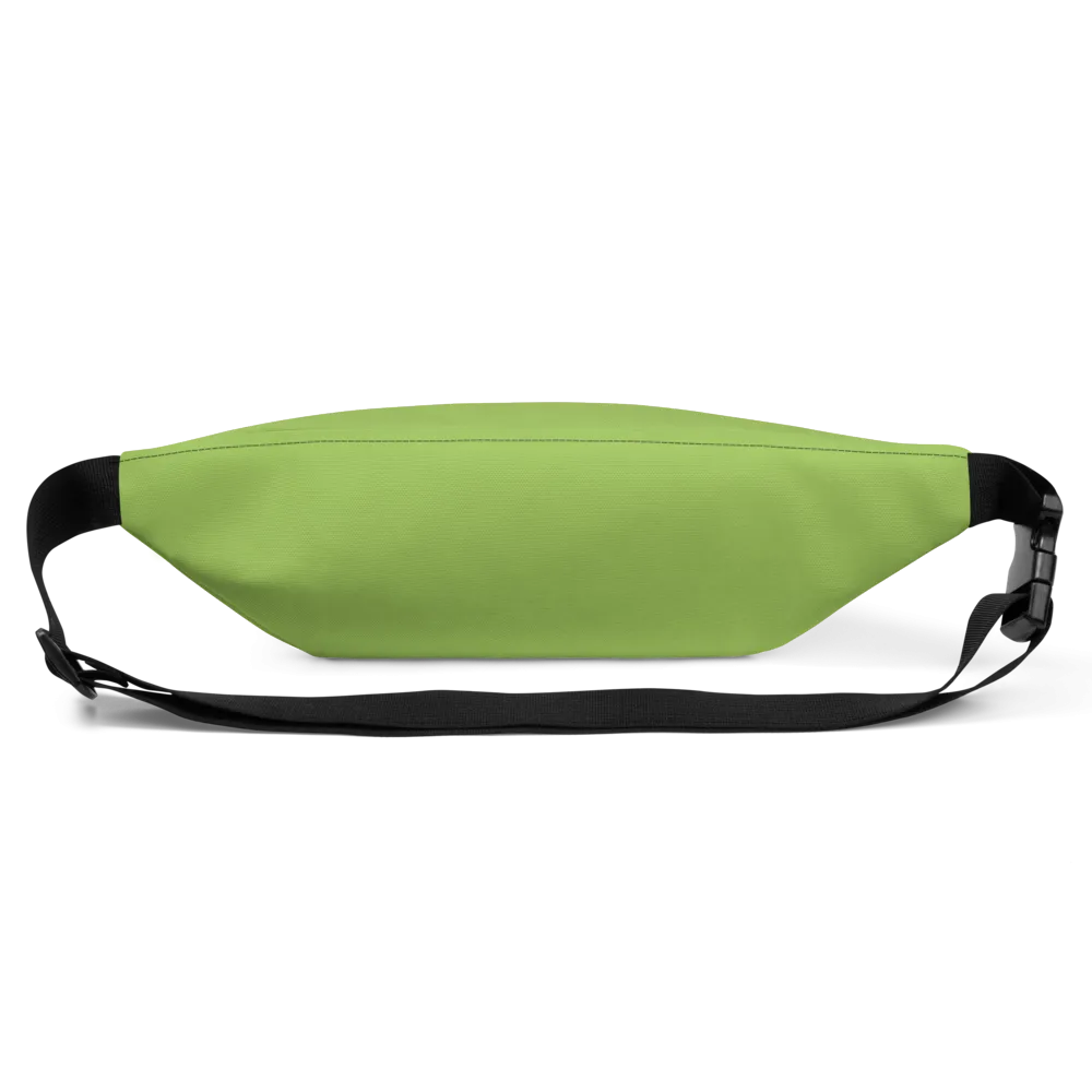 Green 'In The Meantime' Fanny Pack