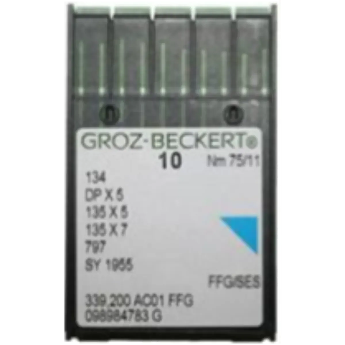 Groz-Beckert Industrial Lockstitch Needles 134R, 135x7, 135x25, DPx5