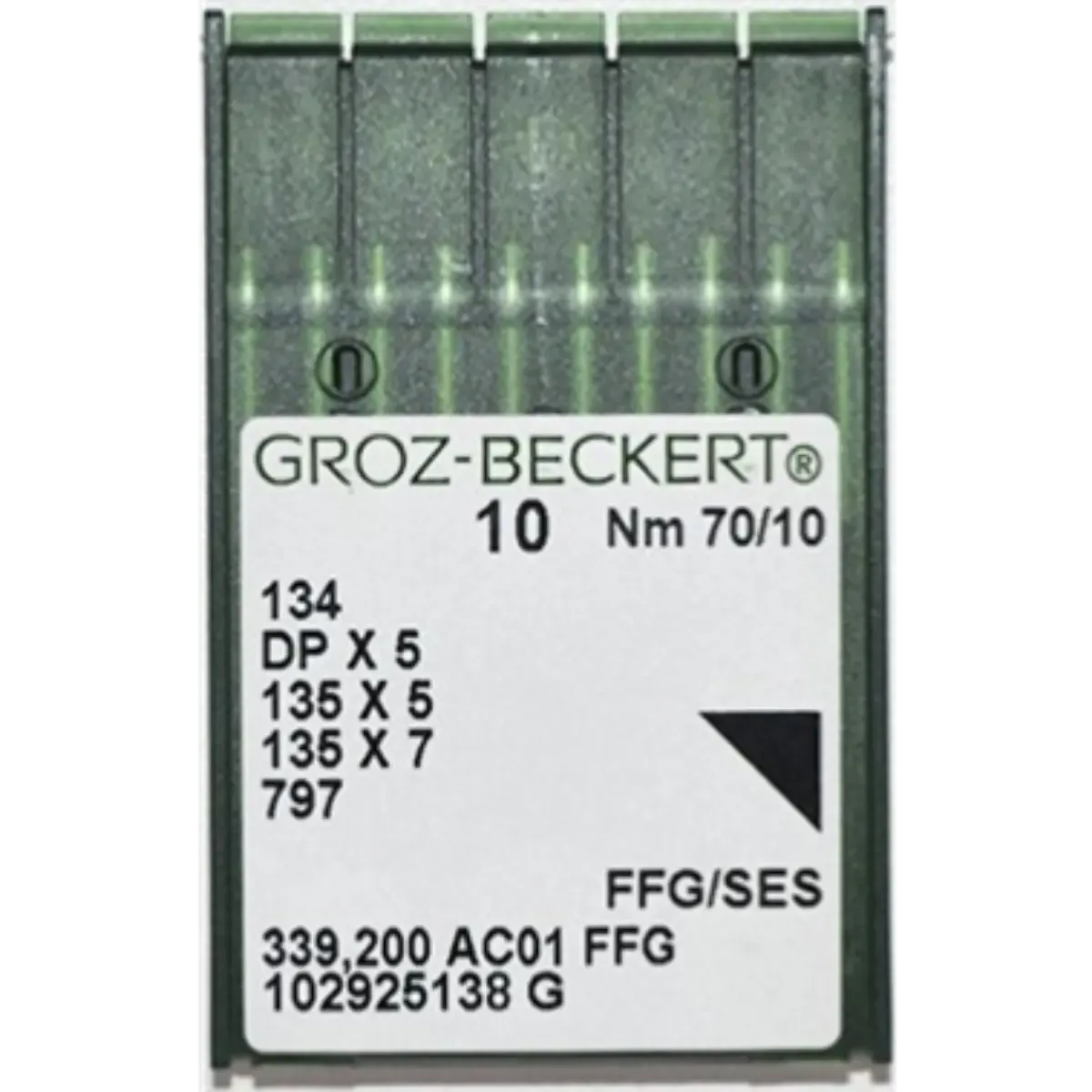 Groz-Beckert Industrial Lockstitch Needles 134R, 135x7, 135x25, DPx5