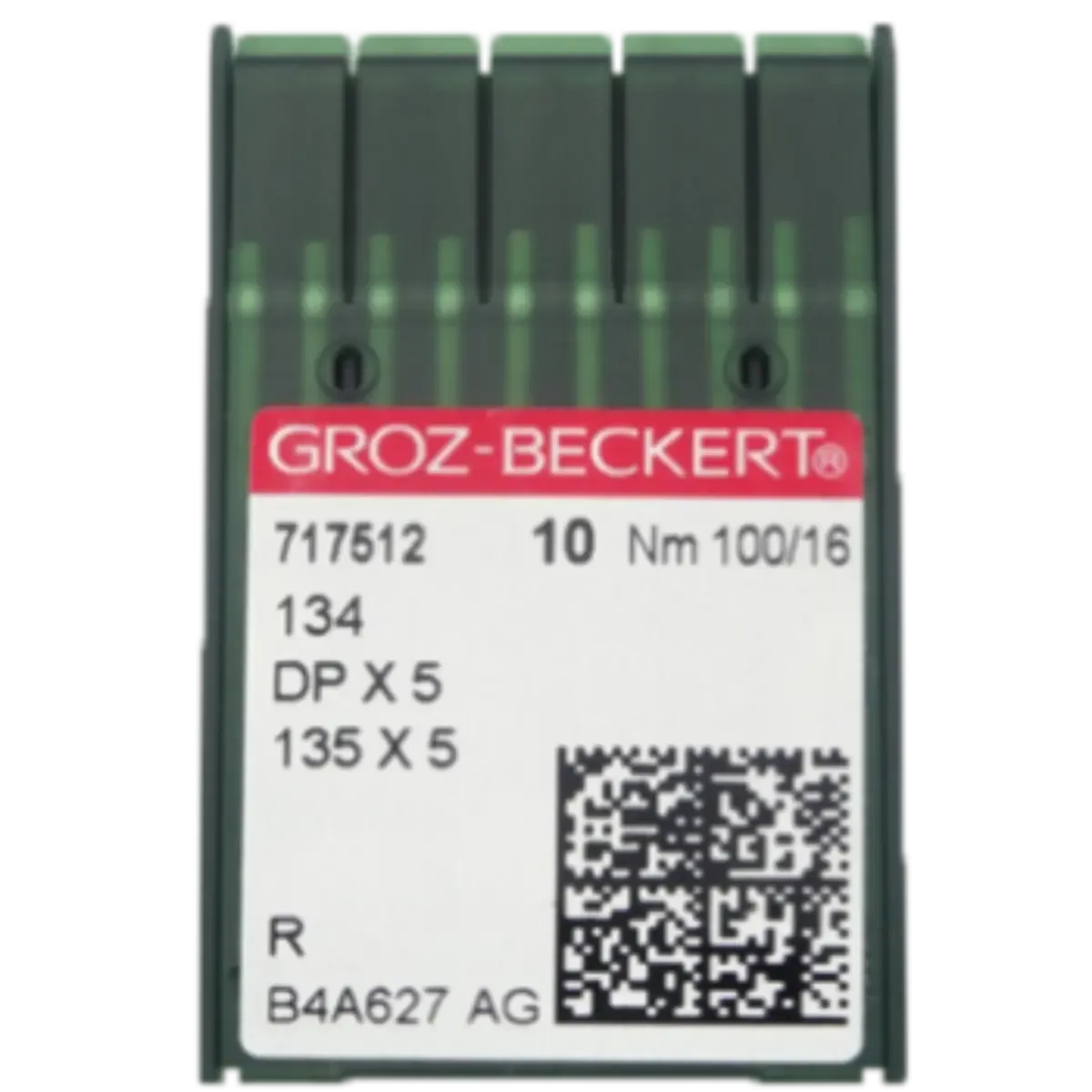 Groz-Beckert Industrial Lockstitch Needles 134R, 135x7, 135x25, DPx5